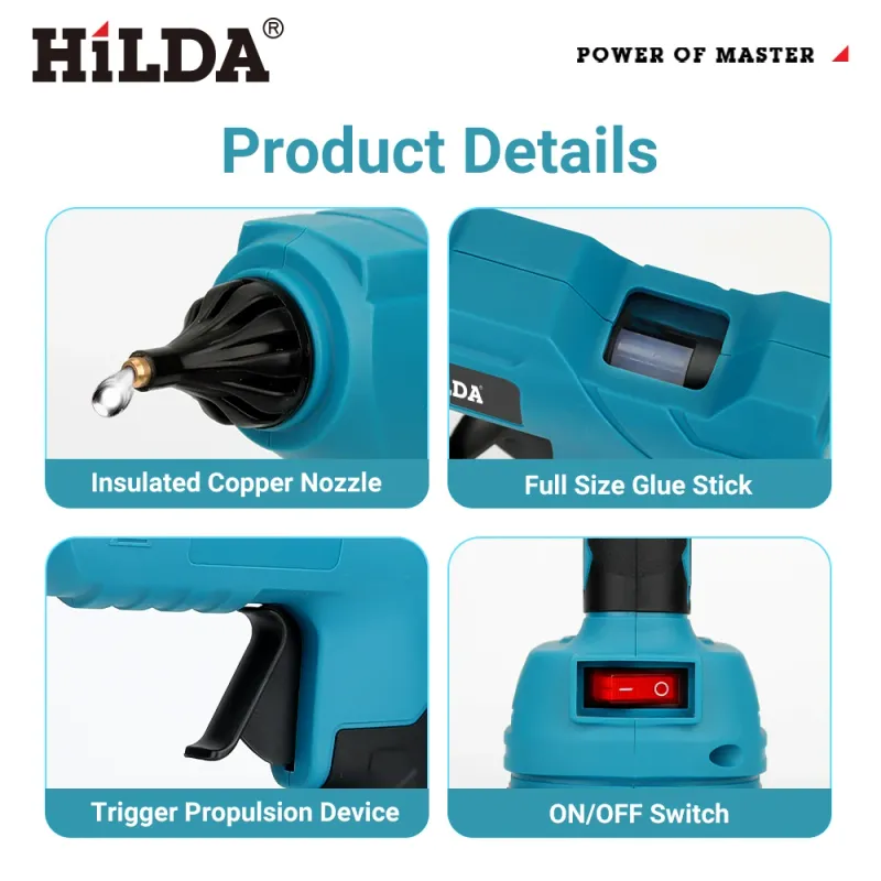 HILDA Cordless Glue Gun 11mm 3