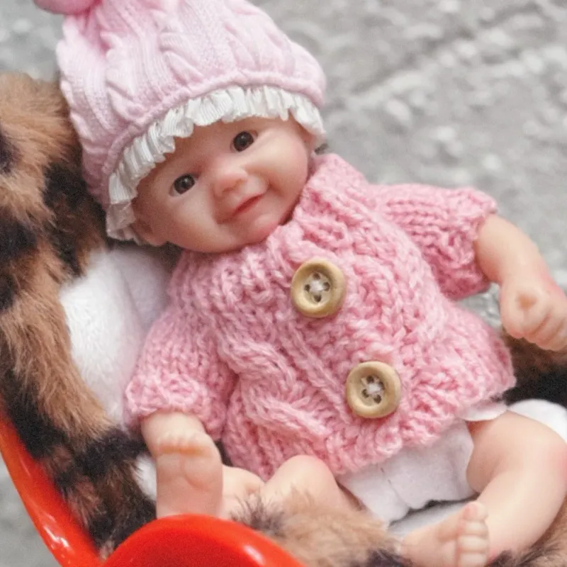 6" Lifelike Silicone Mini Baby Doll 3