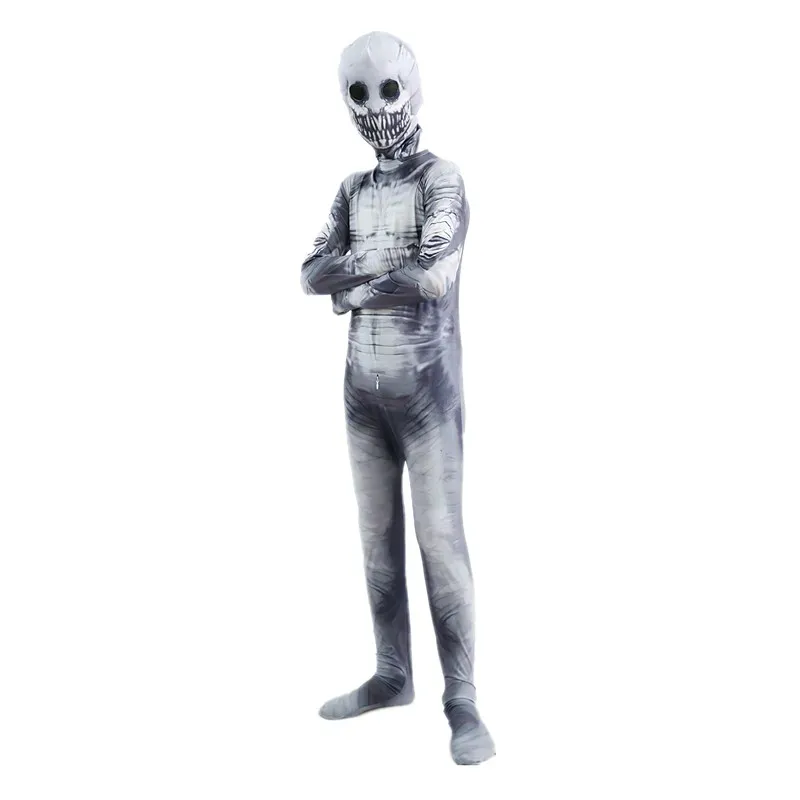 Kids Halloween Ghost Costume Bodysuit 3