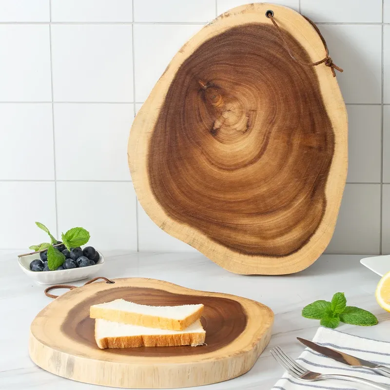 Acacia Wood Butcher Block Carving Board 1
