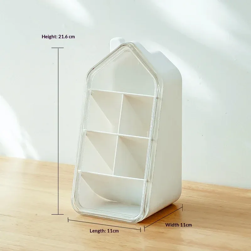 Clear Plastic Desktop Organizer with Drawer 3
