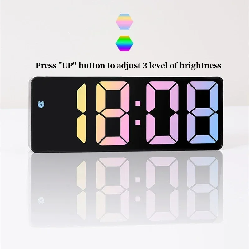 Voice Control LED Alarm Clock 4