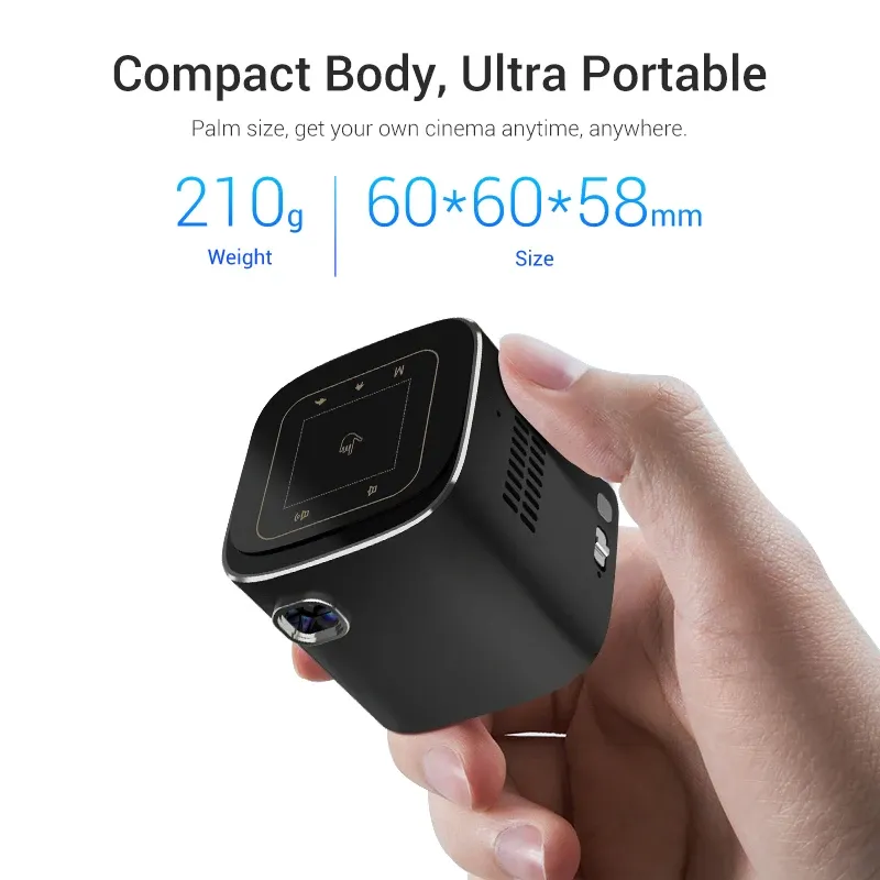 Mini Cube 4K LED DLP Projector 2