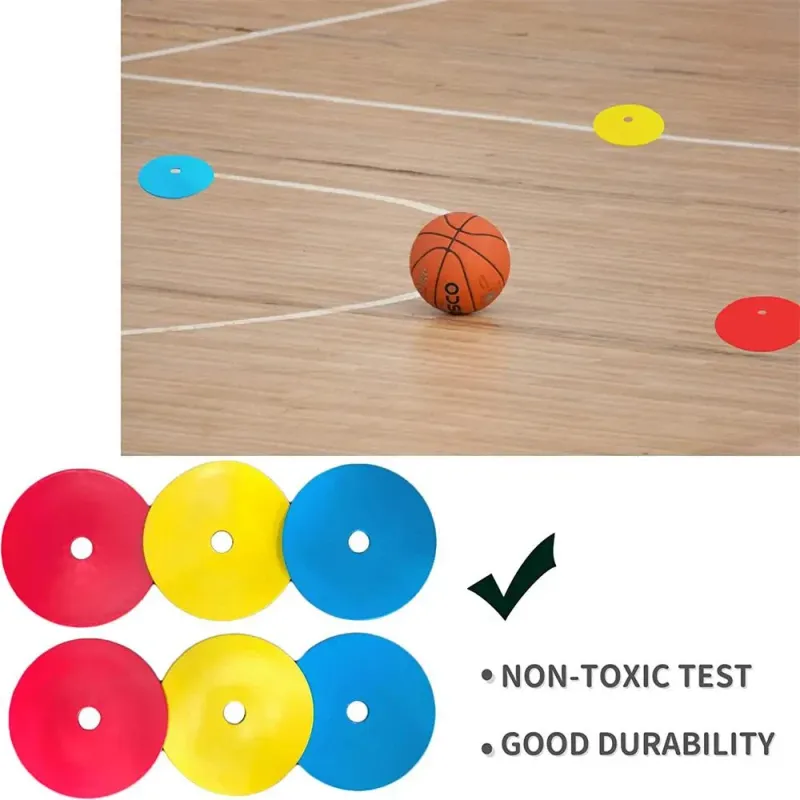 10pcs Flat Training Cone Discs 6