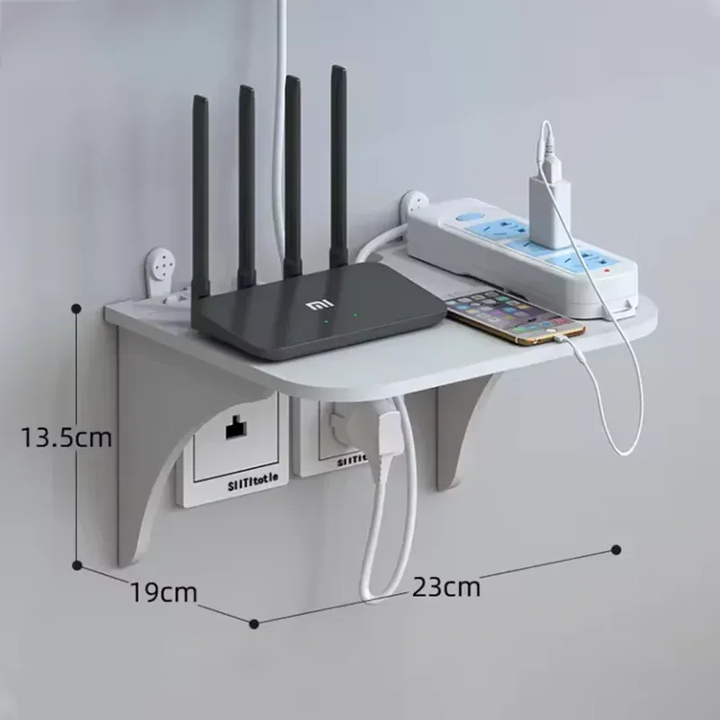Floating Router Storage Shelf 6