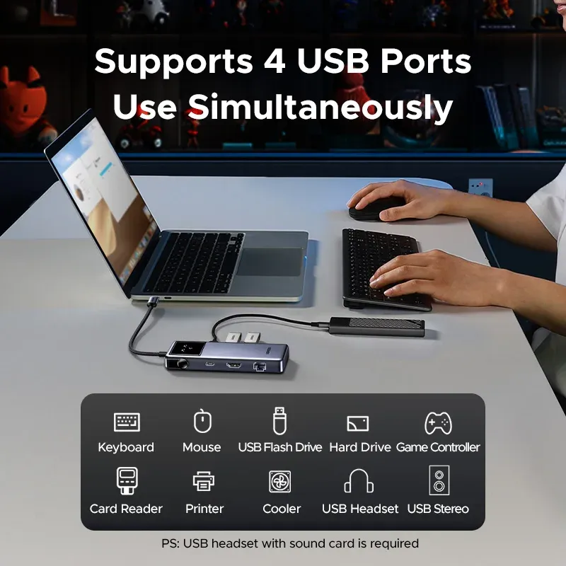 UGREEN 7-in-1 USB-C Hub for MacBook 3