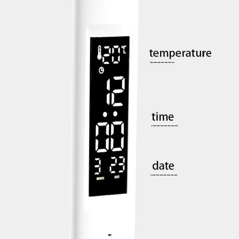 Foldable LED Desk Lamp with Alarm Clock 2