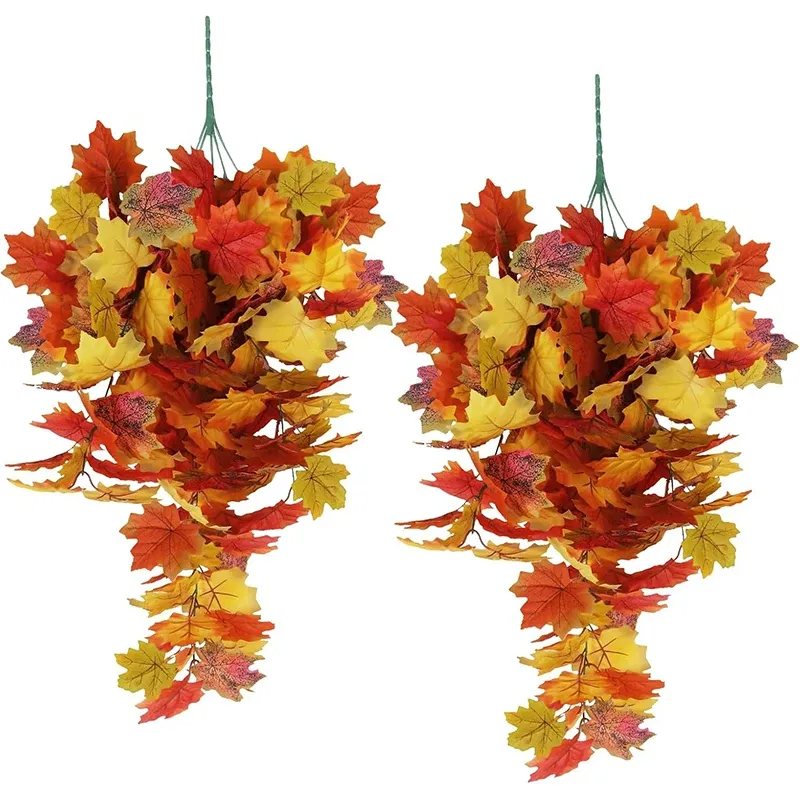 Artificial Maple Leaf Garland 1