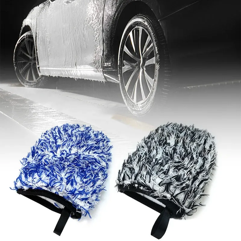 Microfiber Car Wash Glove Mitt 6