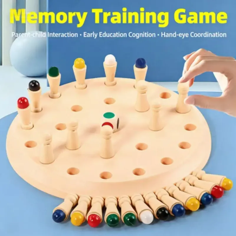 Memory Chess Matching Family Board Game 1