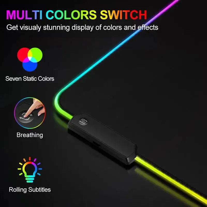 Custom RGB LED Gaming Mouse Pad 4