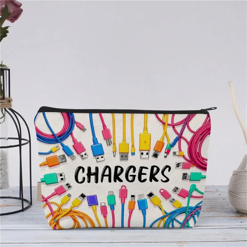 Vibrant Double-Sided Print Makeup Bag 6