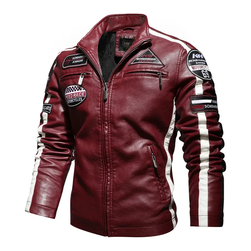 Vintage Motorcycle Biker Jacket 3
