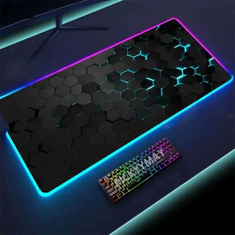 XXL RGB Gaming Mouse Pad - 12 LED Lights 2