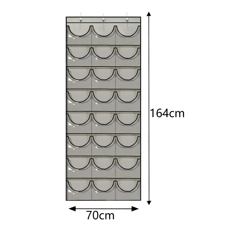 24 Grid Hanging Shoe Organizer 3