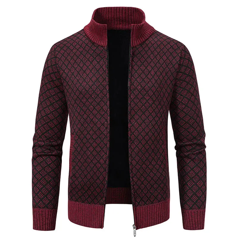 Men's Korean Slim Fit Knit Cardigan 5