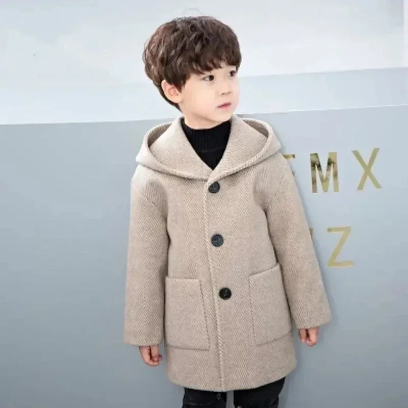 Boys Korean Winter Wool Jacket 3