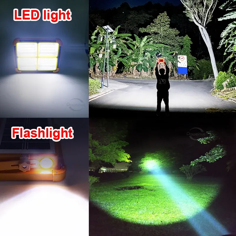 Solar Floodlight & Power Bank Combo 2