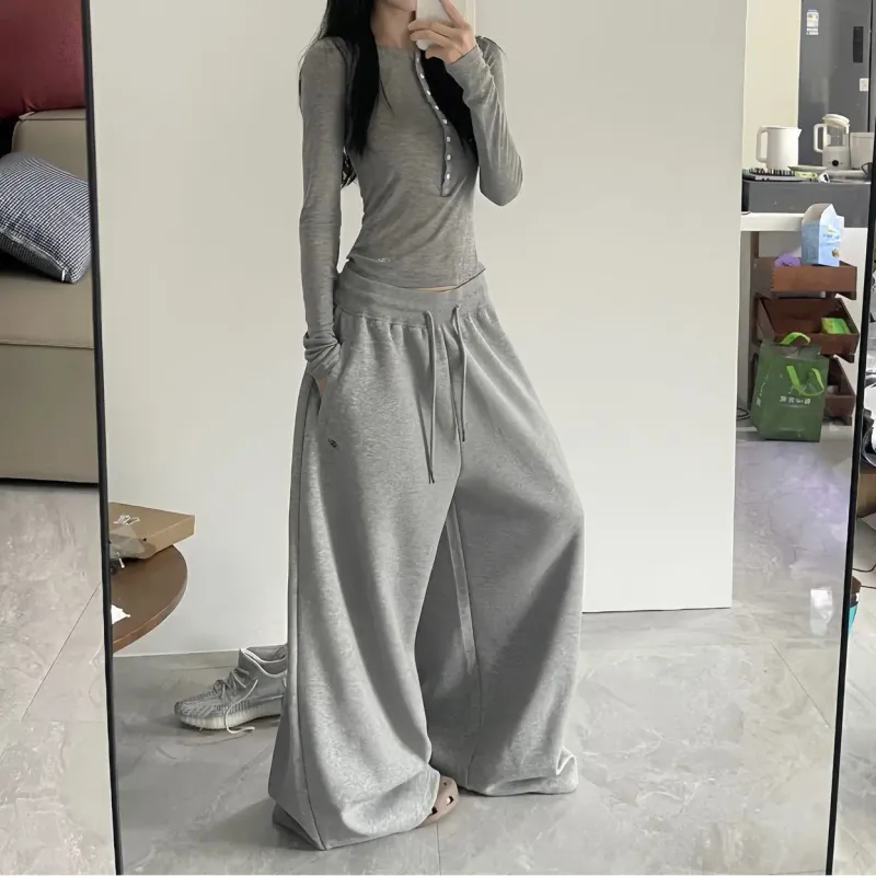 Y2K Striped Wide Leg Cargo Pants 6
