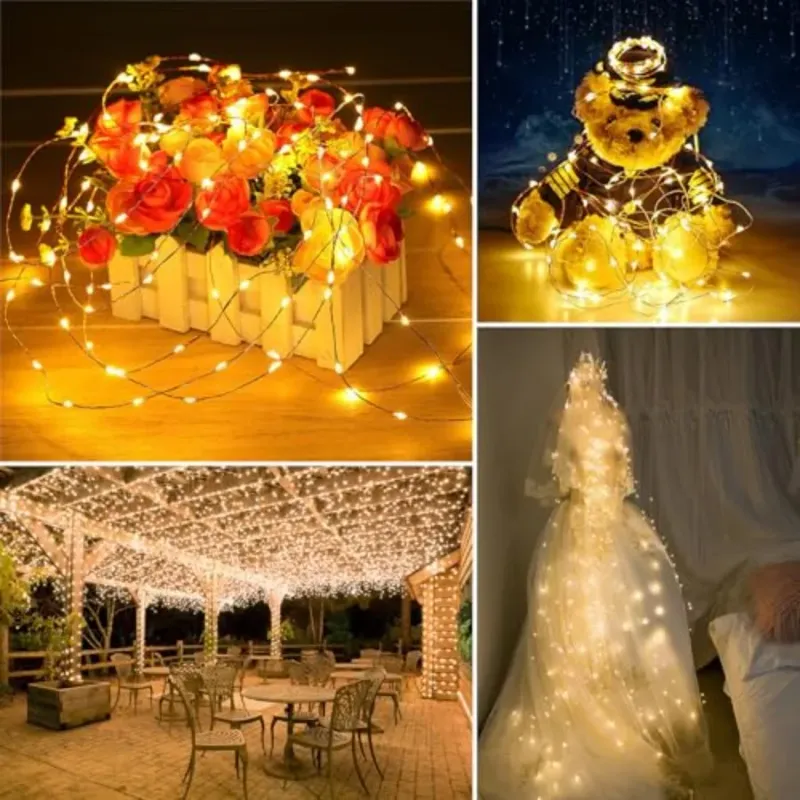 Solar Fairy String Lights - 33ft 100LED 6