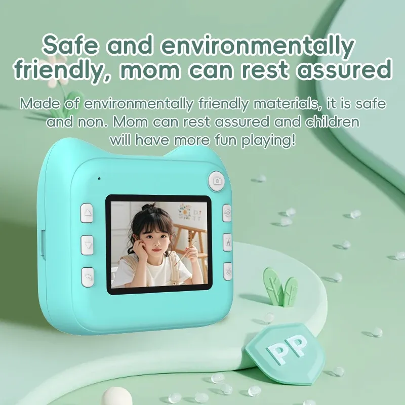 Kids Instant Print Camera with Video & Games 4