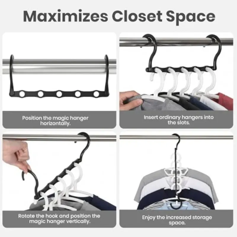 Collapsible Dorm Hangers - Space Saving 5