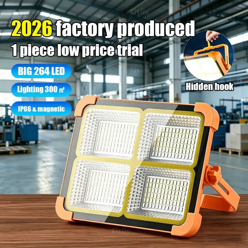 Solar Flood Light Power Bank 1