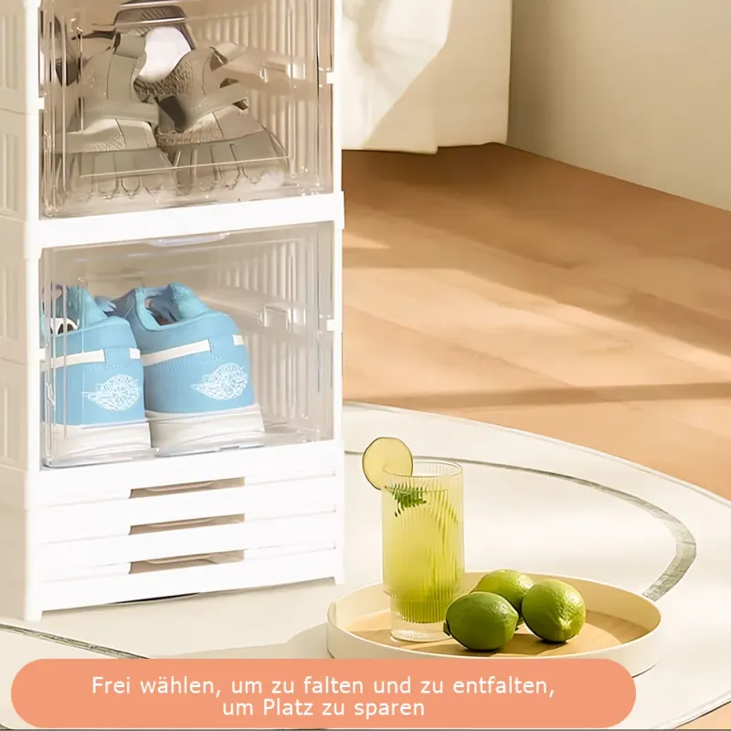 Foldable Stackable Shoe Rack Organizer 3