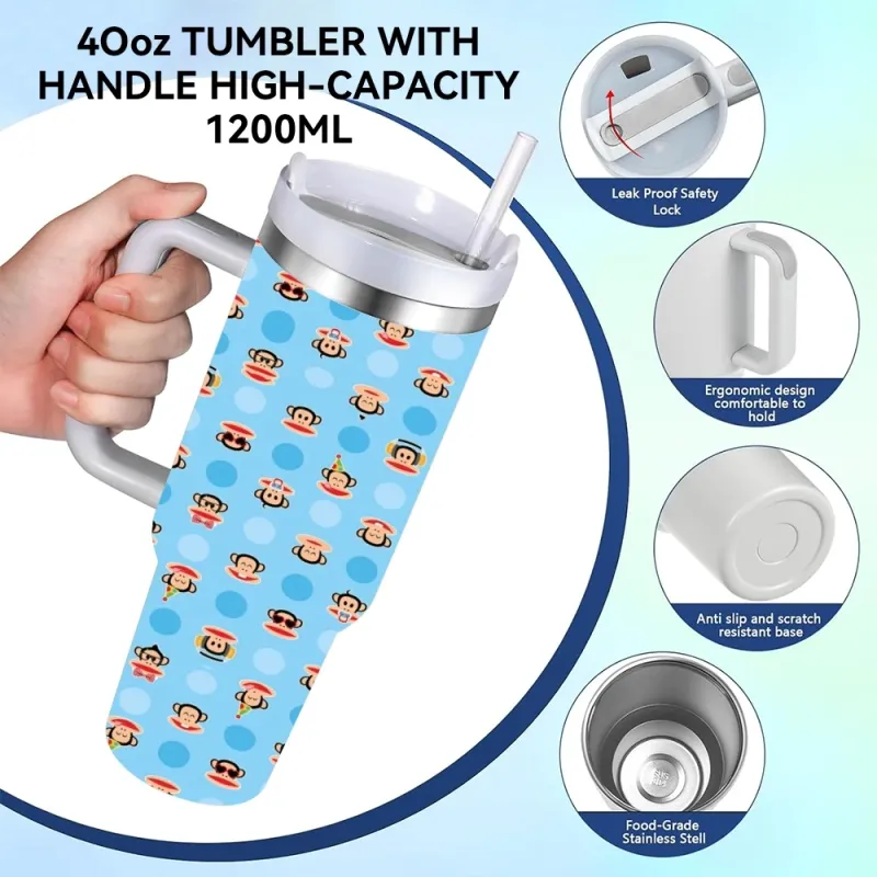 40oz Insulated Tumbler with Handle 4