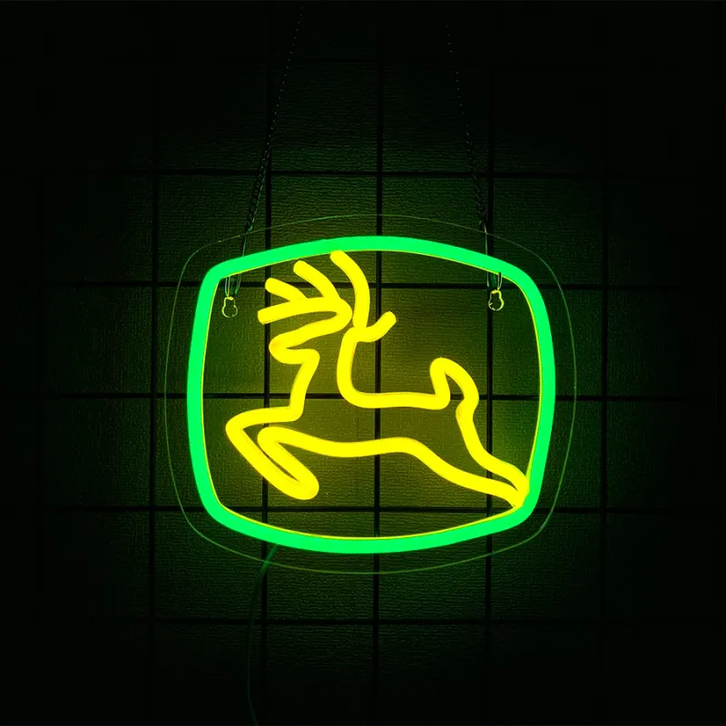 Deer Neon Sign Wall Light 1