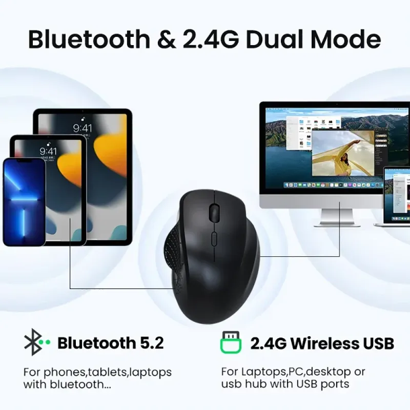 Dual-Mode Wireless Rechargeable Mouse 2