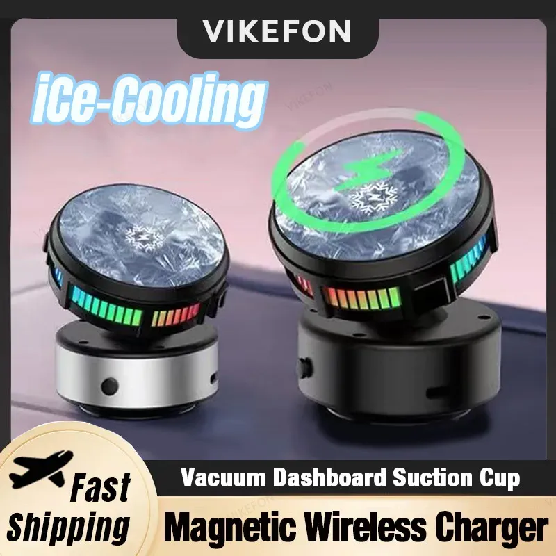 iCE Cooling Magnetic Wireless Charger for Tesla 1