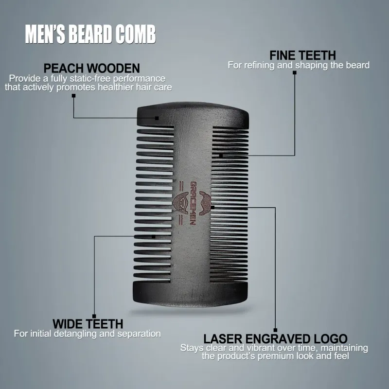 Gracemen 7-in-1 Beard Grooming Kit 3