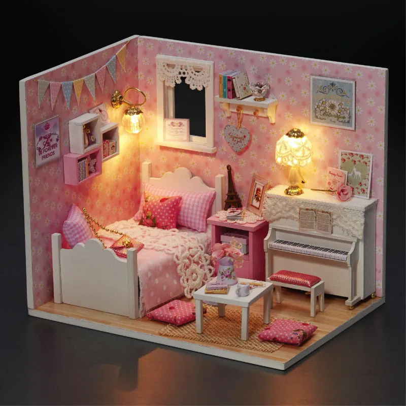 DIY Miniature Dollhouse 3D Puzzle Kit 3