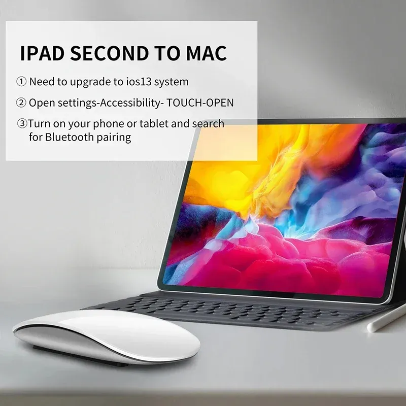 Ultra-Thin Wireless Bluetooth Touch Mouse 2