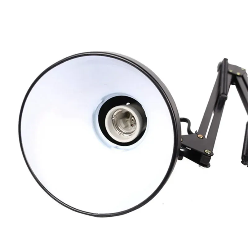 Swing Arm Clamp Desk Lamp - Black 4