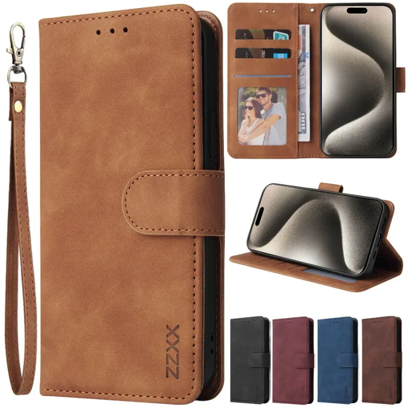 ZZXX Magnetic Flip Leather Wallet Case 1