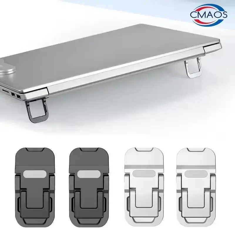 Mini Foldable Self-Adhesive Laptop Stand (2-Pack) 2