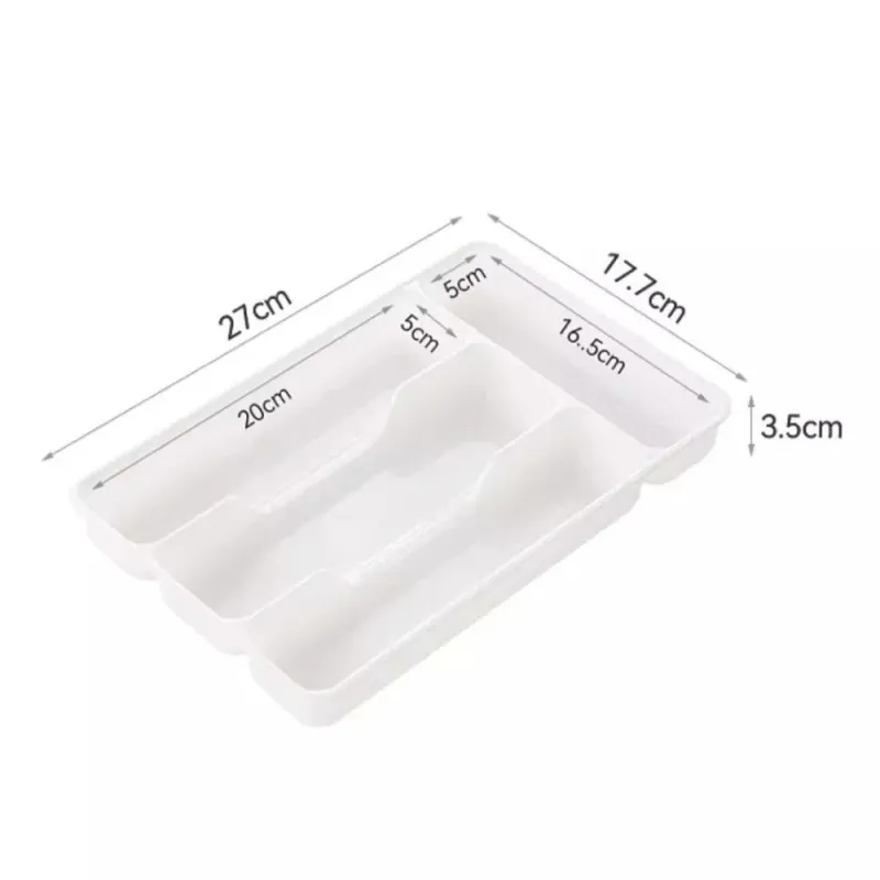 4-Compartment Cutlery Organizer Tray 3