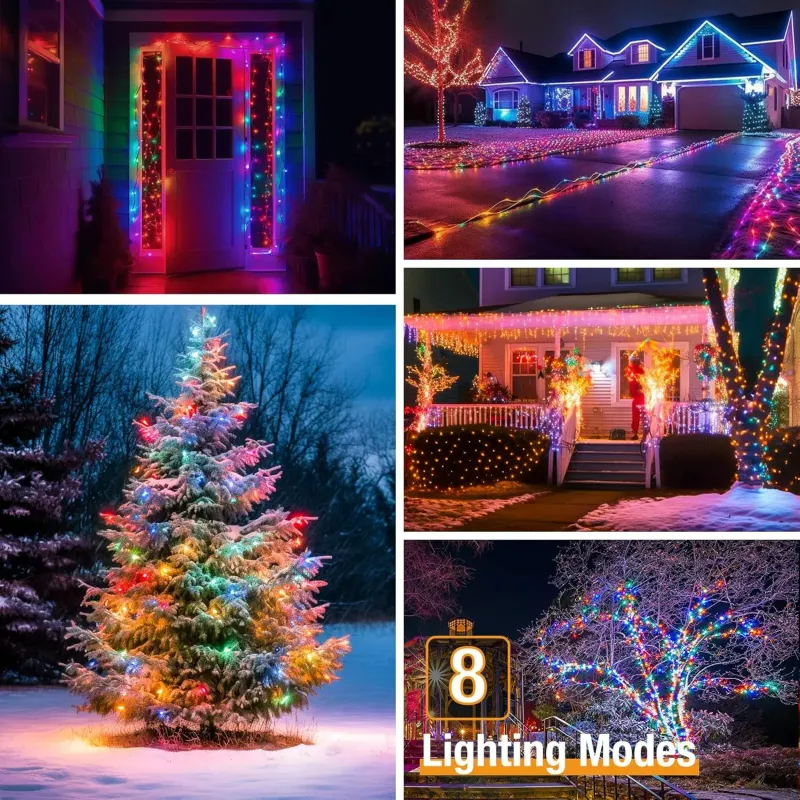 Solar Fairy String Lights Outdoor 2