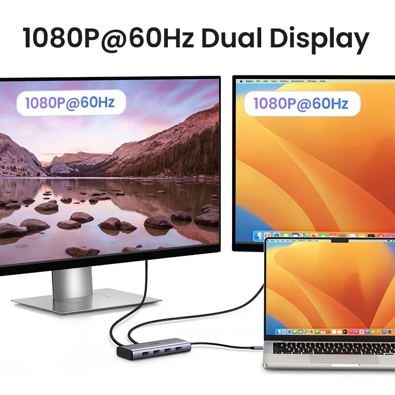 UGREEN 7-in-1 Dual HDMI USB-C Hub 4