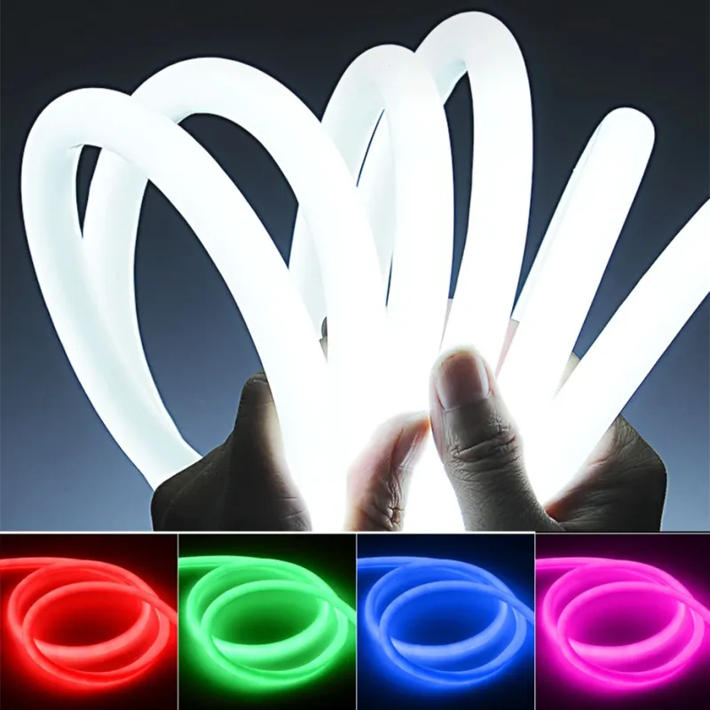 Flexible LED Neon Rope Lamp with Silicone Tube 1