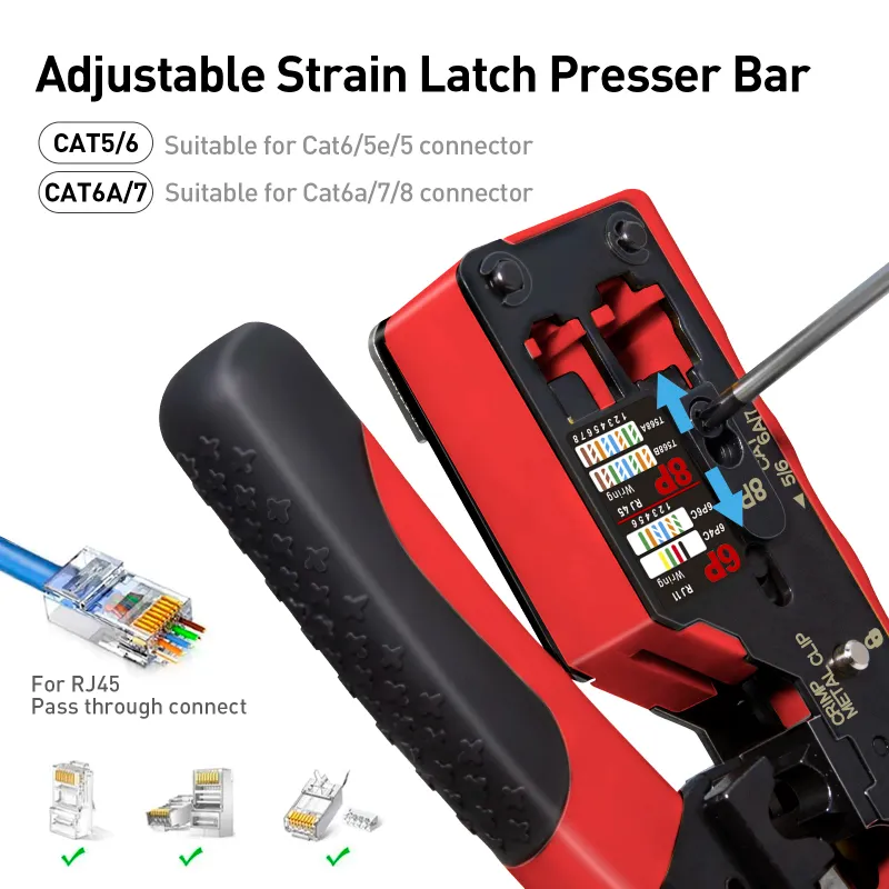 ZoeRax RJ45 CAT7/6A Crimping Tool 5
