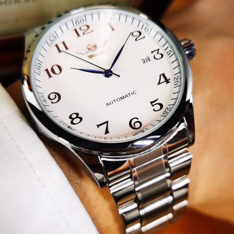WINNER Minimalist Automatic Watch - Blue 5
