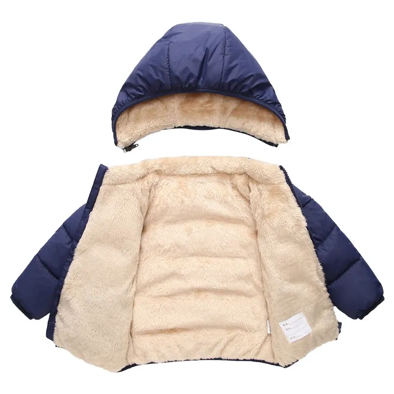 Kids Fleece Cartoon Hooded Jacket 6