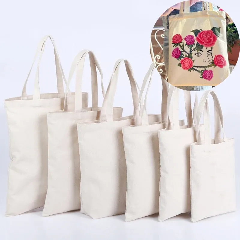 Canvas Folding Shopping Tote Bag 1