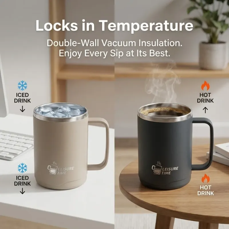 304 Stainless Steel Insulated Travel Mug 4