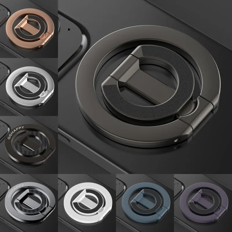 Magnetic Phone Ring Holder with Kickstand 1