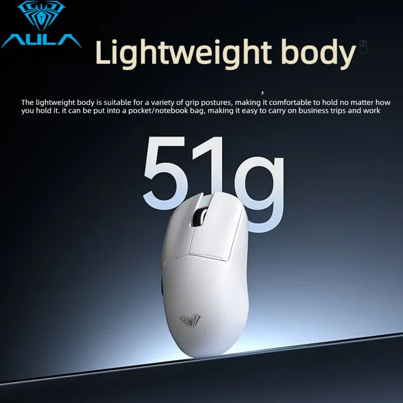 AULA 59G Tri-Mode RGB Gaming Mouse 2