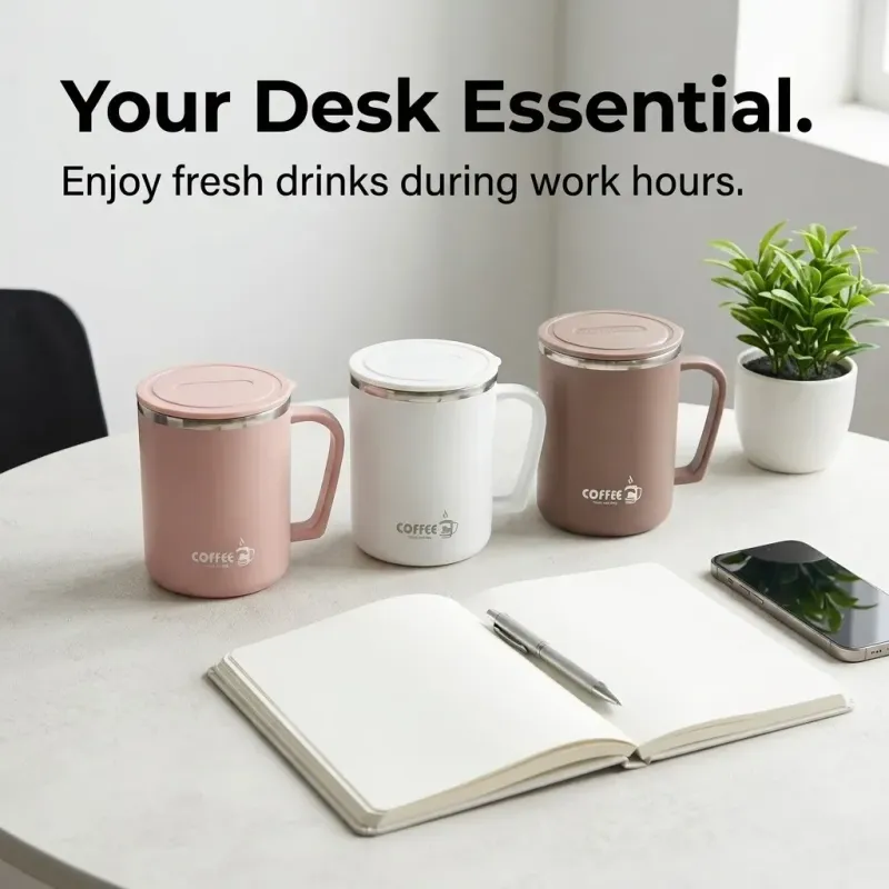 304 Stainless Steel Insulated Thermal Mug 6